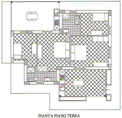 foto 16 Alquiler vacacional entre particulares Castellammare del Golfo appartement Sicilia Trapani (provincia de) Plano del alojamiento