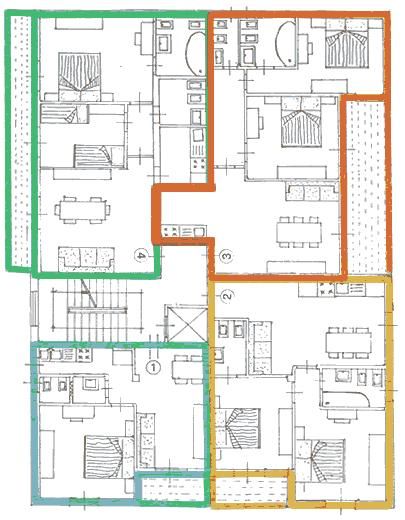 foto 11 Alquiler vacacional entre particulares Rmini appartement Emilia-Romaa Rmini (provincia de) Plano del alojamiento