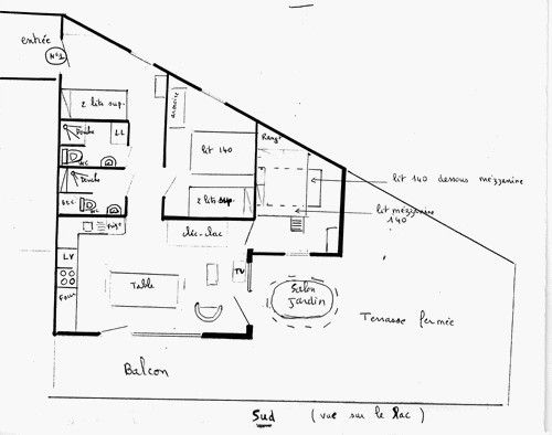 foto 9 Alquiler vacacional entre particulares Besse - Super Besse appartement Auvernia Puy-de-Dme Plano del alojamiento