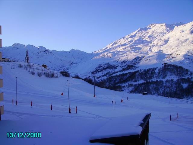 foto 4 Alquiler vacacional entre particulares Les Menuires studio Rdano Alpes Saboya Vistas desde el balcn