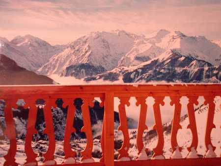 foto 7 Alquiler vacacional entre particulares Alpe d'Huez appartement Rdano Alpes Isre Vistas desde el balcn