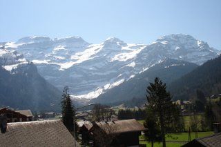 foto 9 Alquiler vacacional entre particulares Les Diablerets appartement Vaud  Vistas desde el balcn