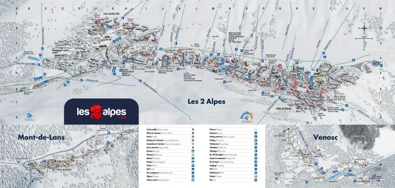 foto 12 Alquiler vacacional entre particulares Les 2 Alpes appartement Rdano Alpes Isre Mapa