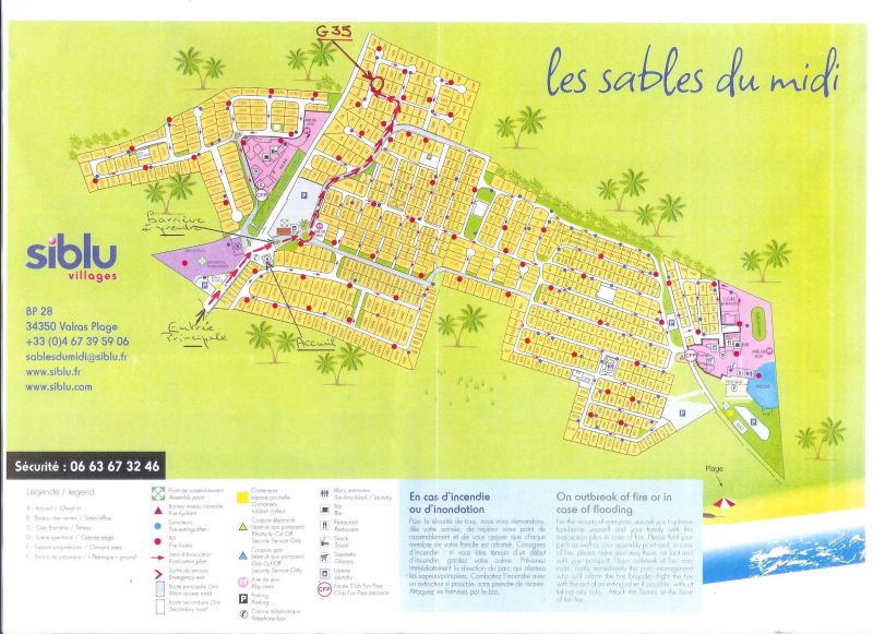 foto 24 Alquiler vacacional entre particulares Valras-Plage mobilhome Languedoc-Roselln Hrault Plano del alojamiento