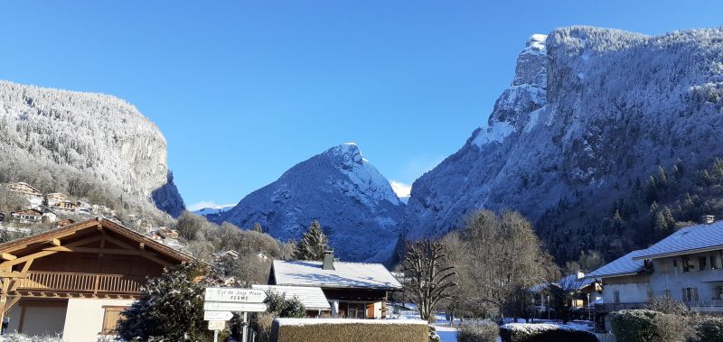 foto 10 Alquiler vacacional entre particulares Samons studio Rdano Alpes Alta Saboya Vistas desde el balcn