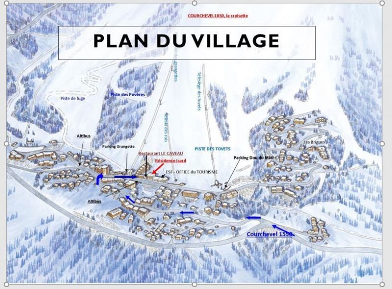 foto 25 Alquiler vacacional entre particulares Courchevel appartement Rdano Alpes Saboya Mapa