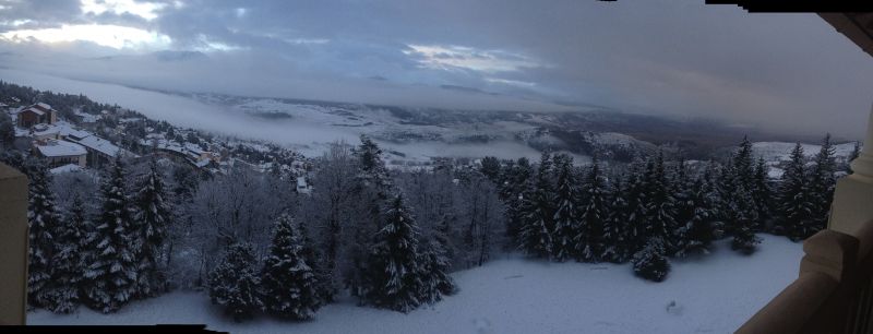 foto 3 Alquiler vacacional entre particulares Font Romeu studio Languedoc-Roselln Pirineos Orientales Vistas desde la terraza