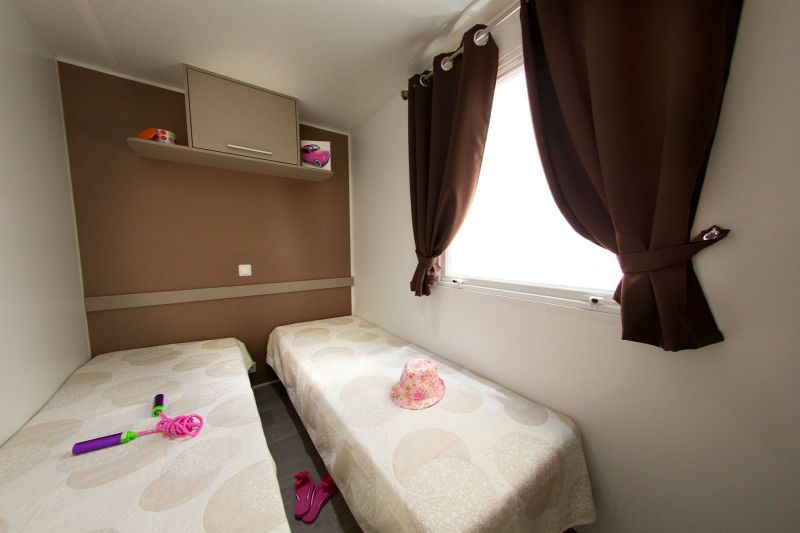 foto 8 Alquiler vacacional entre particulares Argeles sur Mer mobilhome Languedoc-Roselln Pirineos Orientales dormitorio