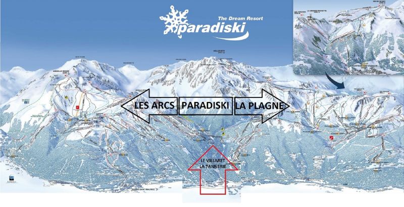 foto 4 Alquiler vacacional entre particulares Peisey-Vallandry appartement Rdano Alpes Saboya Mapa