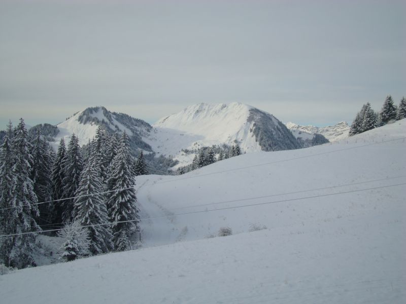 foto 6 Alquiler vacacional entre particulares Manigod-Croix Fry/L'tale-Merdassier appartement Rdano Alpes Alta Saboya Vistas desde el balcn