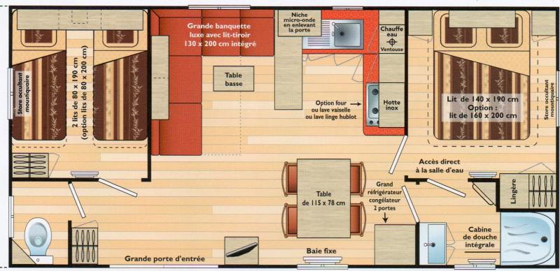 foto 2 Alquiler vacacional entre particulares La Cadire d'Azur mobilhome Provenza-Alpes-Costa Azul Var Plano del alojamiento