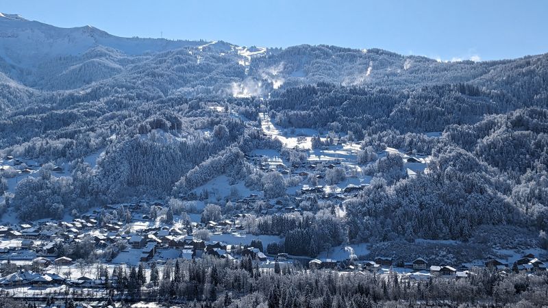 foto 8 Alquiler vacacional entre particulares Samons chalet Rdano Alpes Alta Saboya Vistas desde el balcn