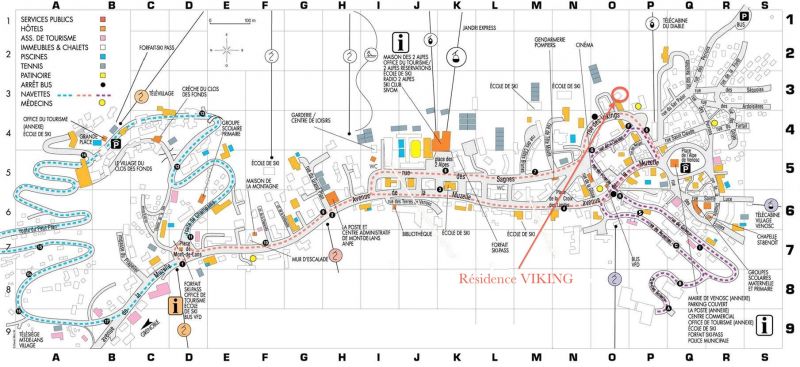 foto 14 Alquiler vacacional entre particulares Les 2 Alpes appartement Rdano Alpes  Mapa