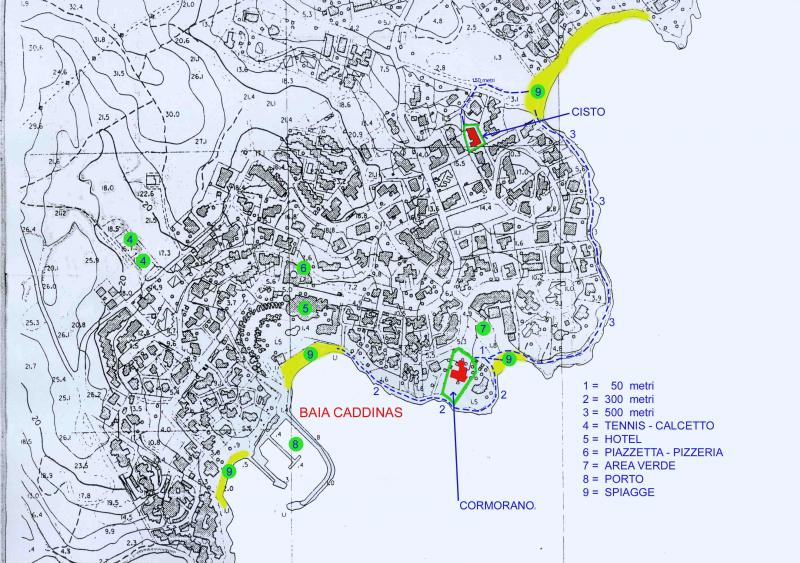 foto 16 Alquiler vacacional entre particulares Golfo Aranci appartement Cerdea Olbia Tempio (provincia de) Mapa