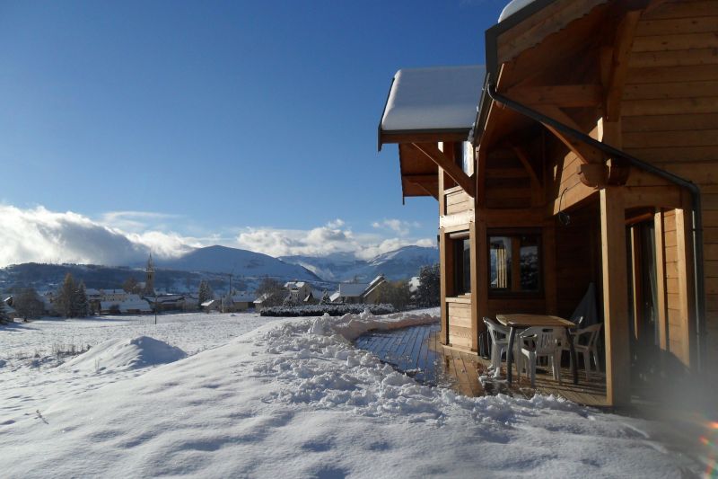 foto 5 Alquiler vacacional entre particulares Ancelle chalet Provenza-Alpes-Costa Azul Altos Alpes Vistas desde la terraza