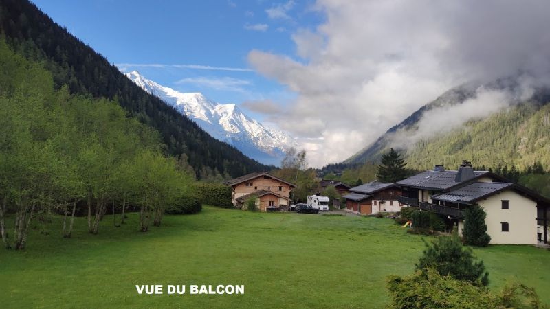 foto 9 Alquiler vacacional entre particulares Chamonix Mont-Blanc appartement Rdano Alpes Alta Saboya Vistas desde el balcn