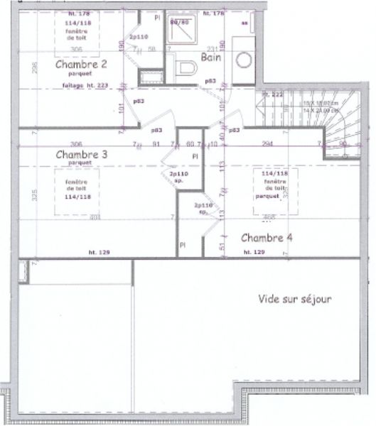 foto 14 Alquiler vacacional entre particulares Les Arcs appartement Rdano Alpes Saboya Plano del alojamiento