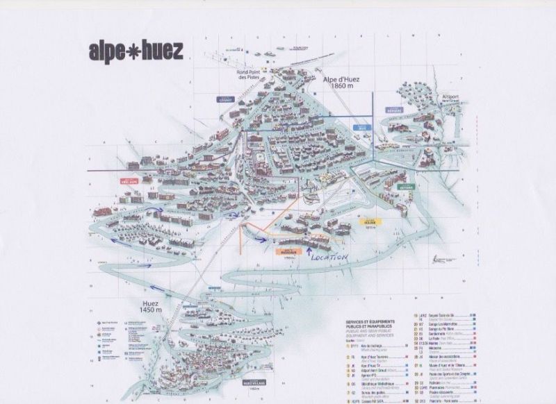 foto 17 Alquiler vacacional entre particulares Alpe d'Huez appartement Rdano Alpes Isre Mapa