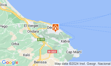 Mapa Denia Villa 9700