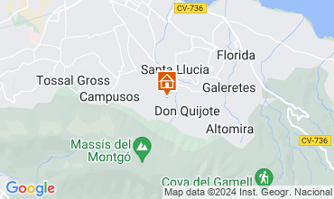 Mapa Denia Villa 9700