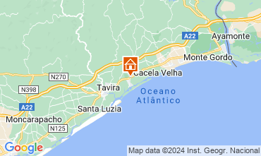 Mapa Tavira Villa 64935