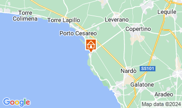 Mapa Porto Cesareo Apartamento 84746