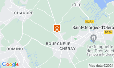 Mapa Saint Georges d'Olron Casa 118307
