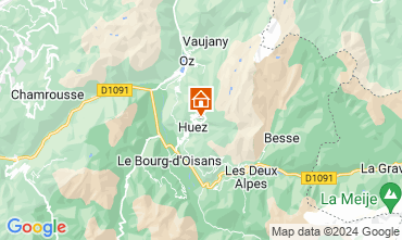 Mapa Alpe d'Huez Apartamento 117395