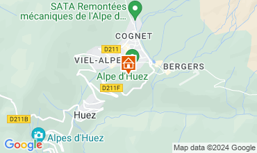 Mapa Alpe d'Huez Apartamento 117395