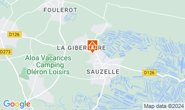 Mapa Saint Georges d'Olron Villa 118852