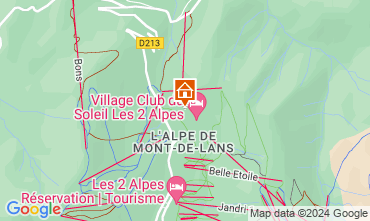 Mapa Les 2 Alpes Apartamento 79747