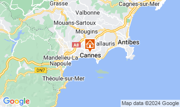 Mapa Cannes Apartamento 128748