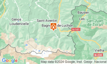 Mapa Luchon Superbagneres Apartamento 14756