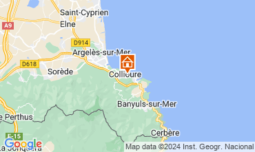 Mapa Collioure Apartamento 98460