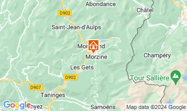 Mapa Morzine Apartamento 123398