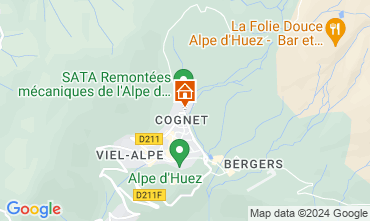 Mapa Alpe d'Huez Apartamento 27