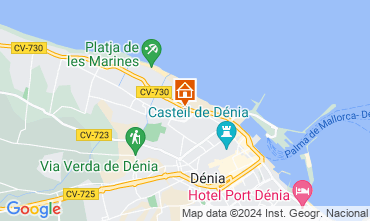 Mapa Denia Apartamento 111557