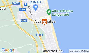 Mapa Alba Adriatica Apartamento 127339