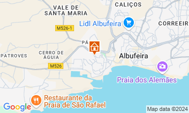 Mapa Albufeira Apartamento 129131