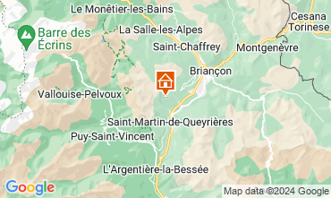 Mapa Brianon Chalet 33866