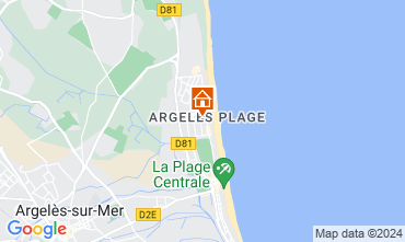 Mapa Argeles sur Mer Apartamento 18034