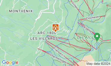 Mapa Les Arcs Apartamento 269