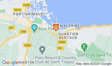 Mapa Saint Tropez Villa 10266