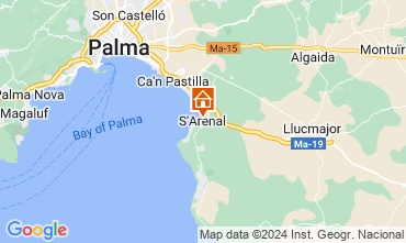 Mapa Palma de Mallorca Apartamento 126799