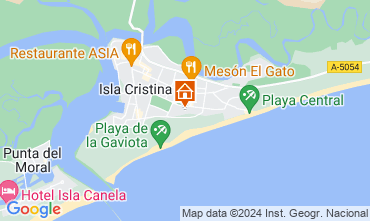 Mapa Isla Cristina Apartamento 128508