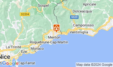 Mapa Menton Casa rural 5408