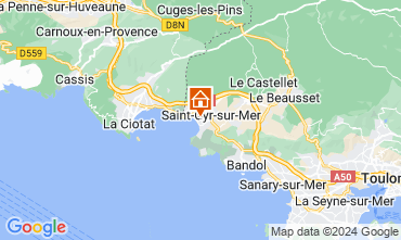 Mapa Saint Cyr sur Mer Apartamento 126148