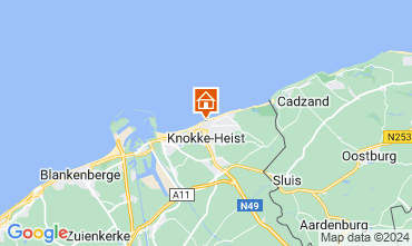 Mapa Knokke-le-Zoute Estudio 123342