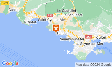 Mapa Bandol Apartamento 64275