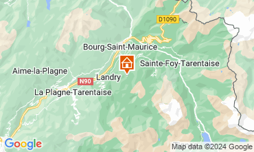 Mapa Les Arcs Apartamento 51136